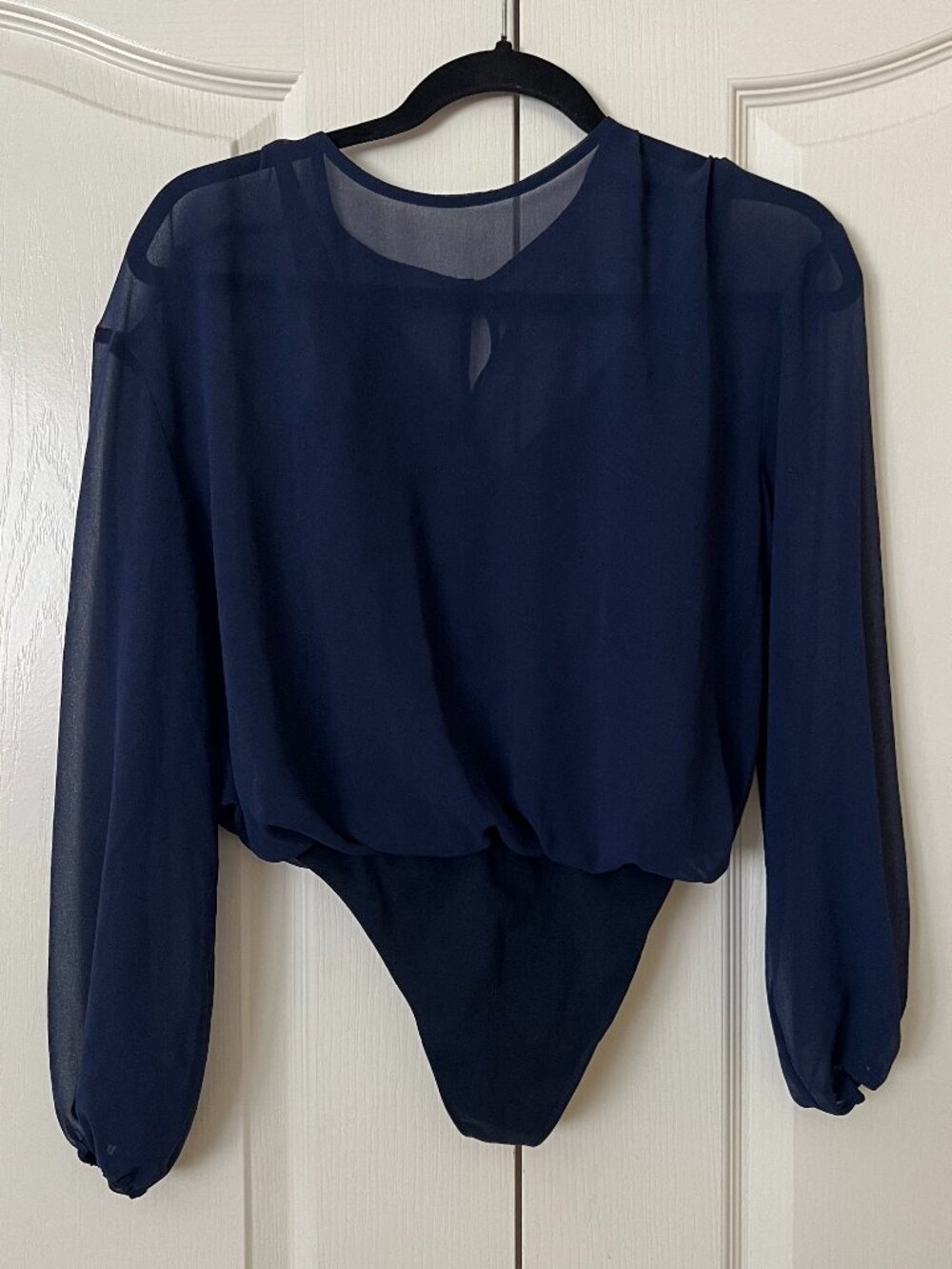 Aritzia Wilfred Talmont Bodysuit in Navy